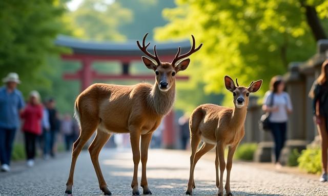 奈良公園の鹿